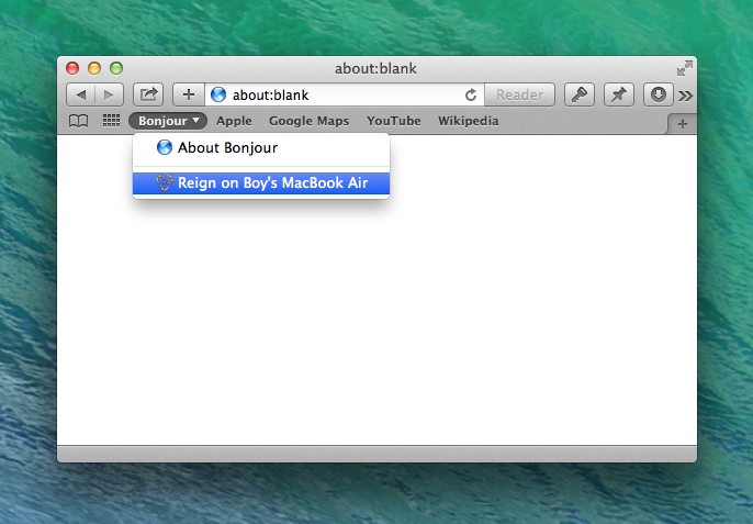 Bonjour Bookmarks
